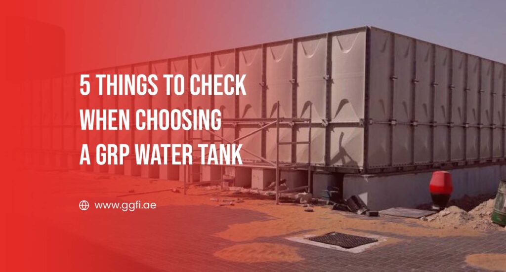 5 Things to Check When Choosing a GRP Water Tank